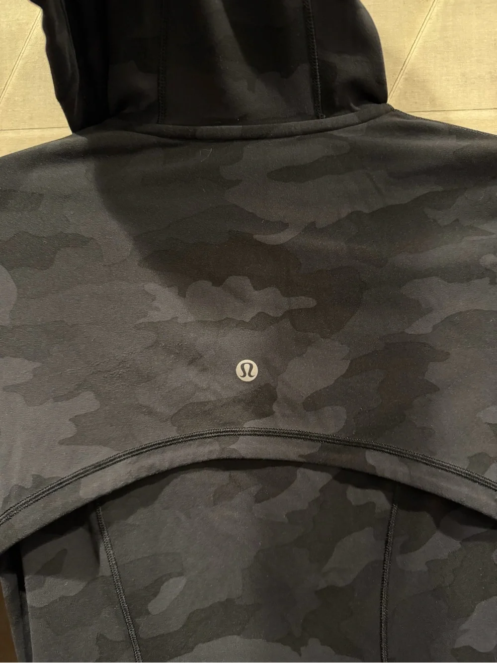Lululemon Hooded Define Jacket Womens 4 Nulu Heritage 365 Camo Deep Coal Multi